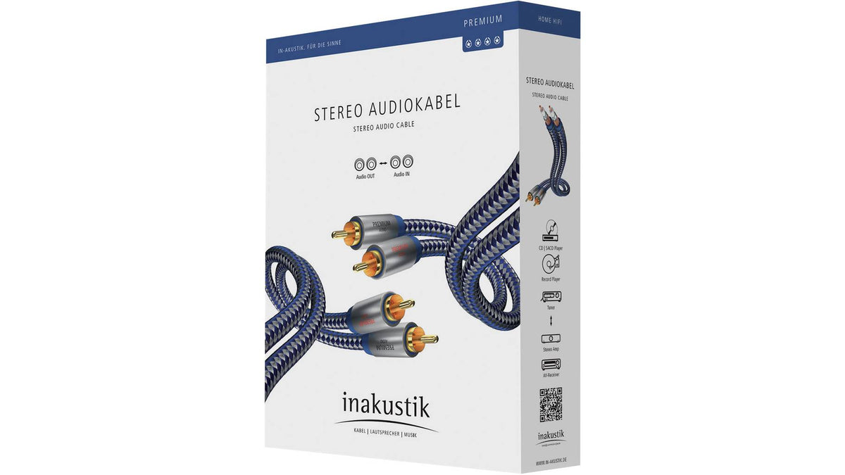 in-akustik Premium câble Audio Cinch - Cinch 3,0 m in-akustik Premium câble Audio Cinch - Cinch 3,0 m