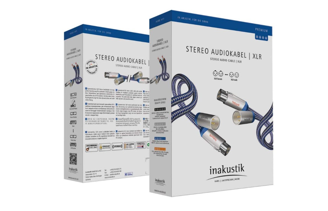 in-akustik Premium Audiokabel Stereo XLR