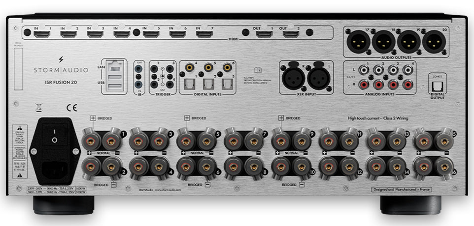 StormAudio ISR Fusion 20 – 20-Kanal AV-Receiver mit 16 Endstufen