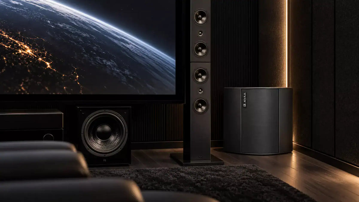 PSI Audio AVAA C225 aktive Bassfalle im Heimkino
