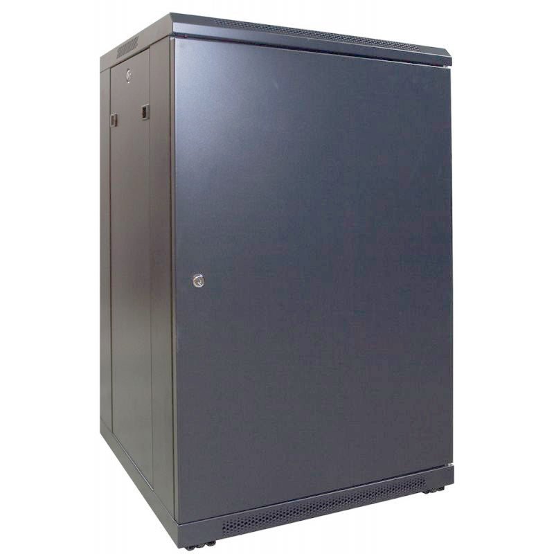 Serverschrank mit Glastür – 600 x 800 mm (BxT)