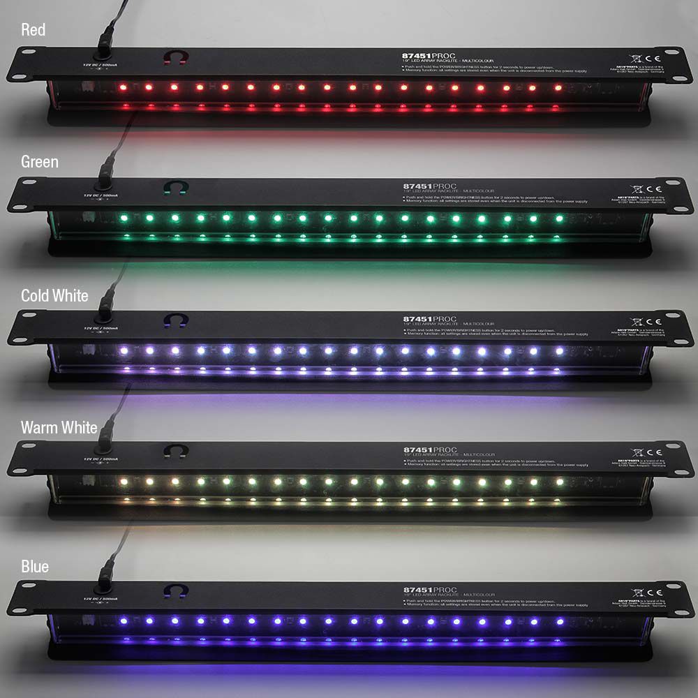 Design LED Beleuchtung, 19" - Multicolor