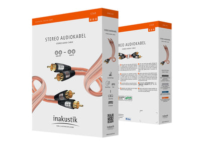 in-akustik Star Audiokabel Stereo Cinch