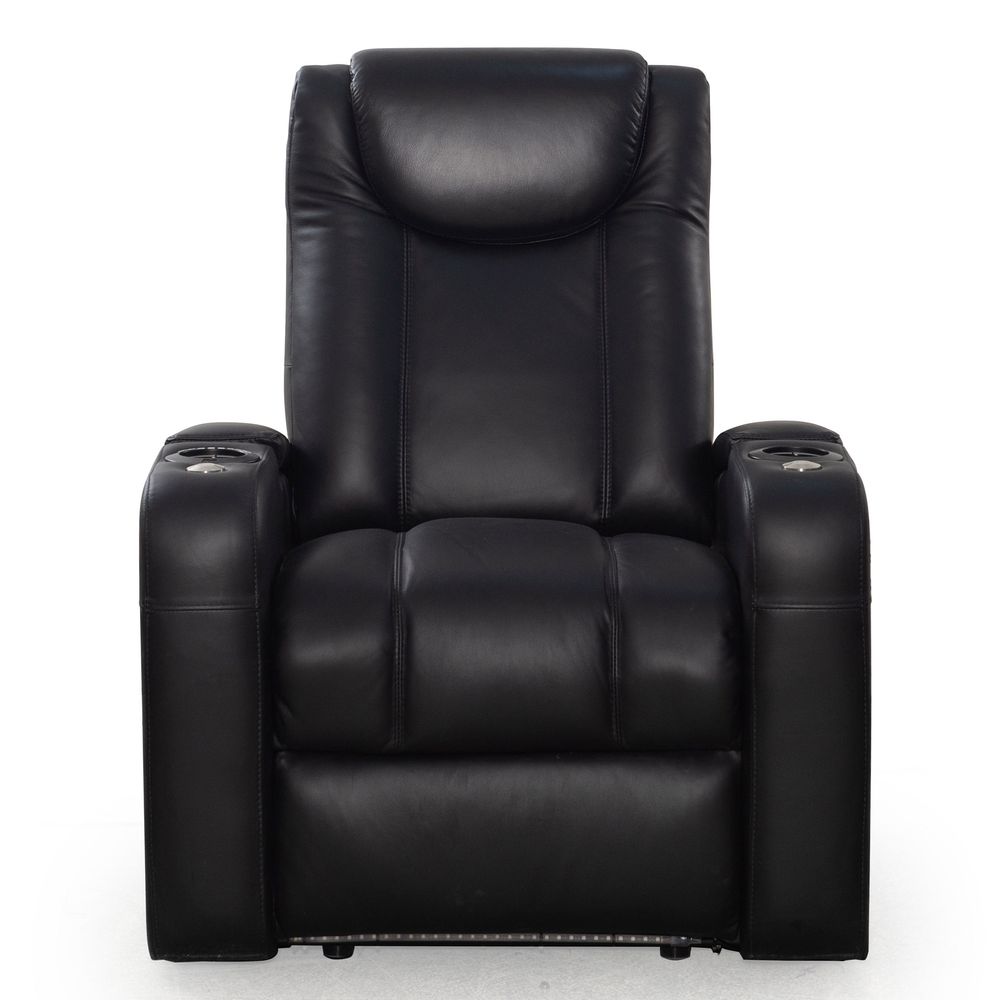 Zinea Emperor Plain Kinosessel – 1-Sitzer in Schwarz, weitere Ansicht