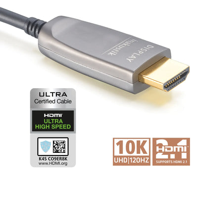 in-akustik Ultra High Speed HDMI 2.1 Glasfaserkabel – LWL – Hybrid