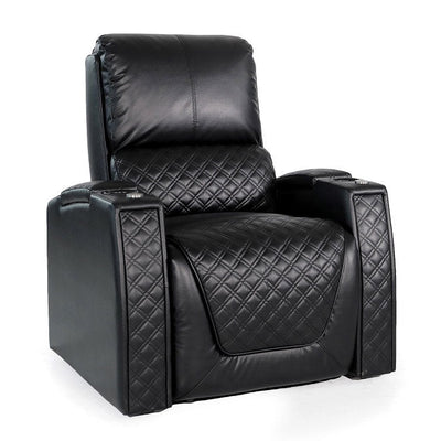 Zinea Queen Kinosessel – 1-Sitzer in Schwarz