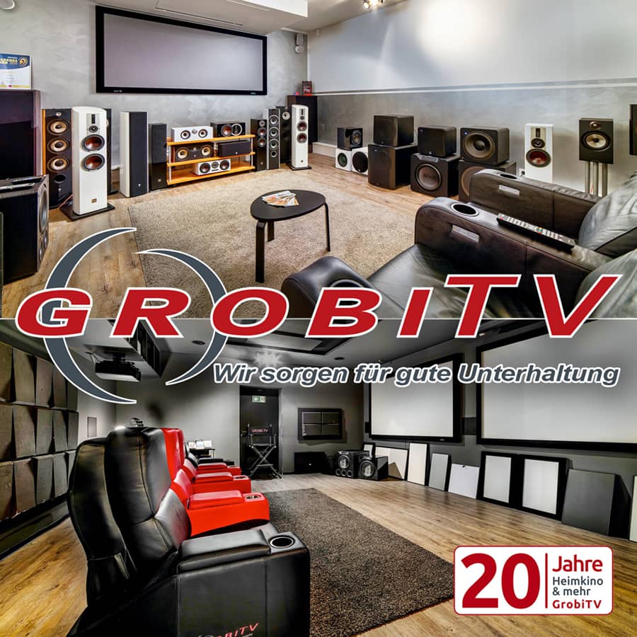 Bild zeigt die Ausstellungsräume von Grobi.TV