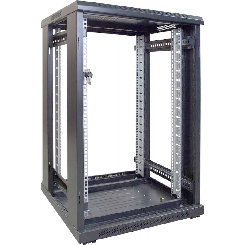 Serverschrank mit Glastür – 600 x 600 mm (BxT)