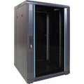 Serverschrank mit Glastür |  600 x 800 mm (BxT)