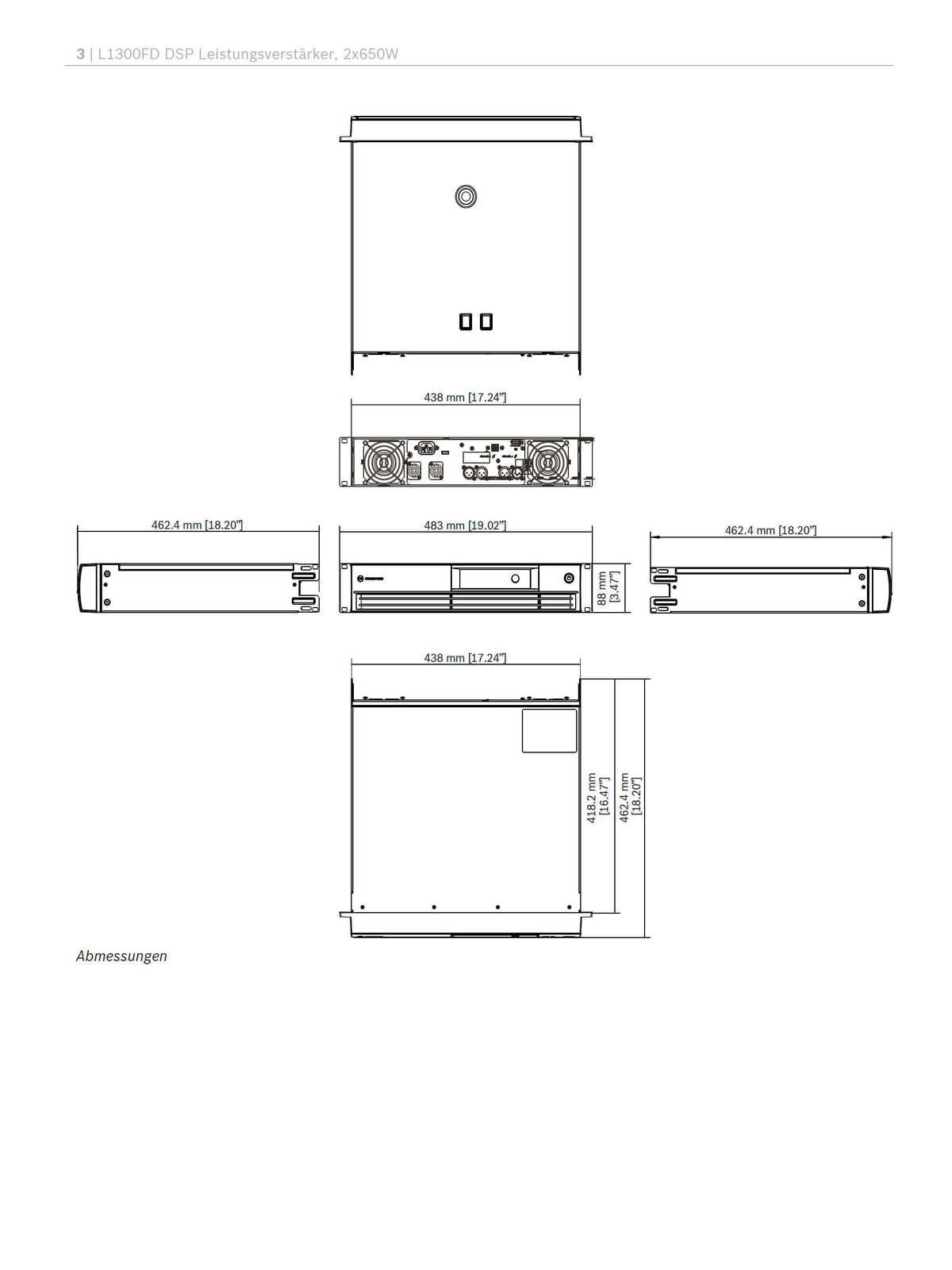 Dynacord L1300FD DSP