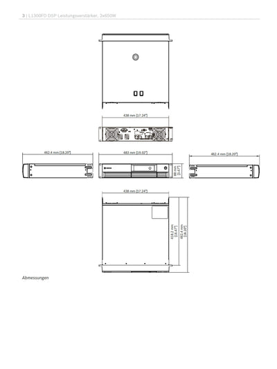 Dynacord L1300FD DSP