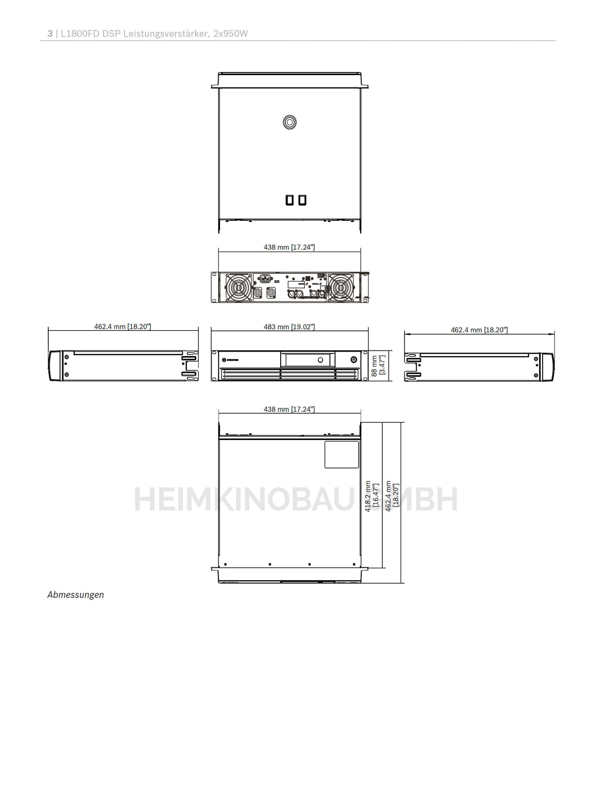 Dynacord L1800FD DSP