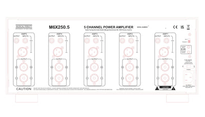 Musical Fidelity M6x 250.5 - 5-Kanal Heimkino Endstufe