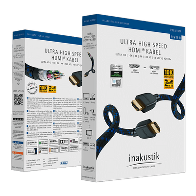 Verpackung n-akustik ULTRA HIGH SPEED HDMI KABEL | HDMI 2.1 | 10K