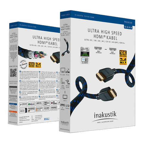 Verpackung n-akustik ULTRA HIGH SPEED HDMI KABEL | HDMI 2.1 | 10K