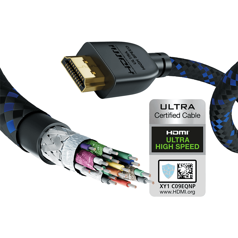 JSAUX 8K HDMI kabel, 5 m, HDMI 2.1 Ultra High Speed 48 Gbps, (8K @ 60Hz 4K @ 120Hz 144Hz) HDMI kabel, eARC HDR10 HDCP 2.2 & 2.3 3D, compatibel met PS5 /PS4/X Box/UHDTV/Blu ray speler JSAUX 8K HDMI kabel, 5 m, HDMI 2.1 Ultra High Speed 48 Gbps, (8K @ 60Hz 4K @ 120Hz 144Hz) HDMI kabel, eARC HDR10 HDCP 2.2 & 2.3 3D, compatibel met PS5 /PS4/X Box/UHDTV/Blu ray speler